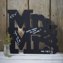 Mr & Mrs - Chalkboard Signage 